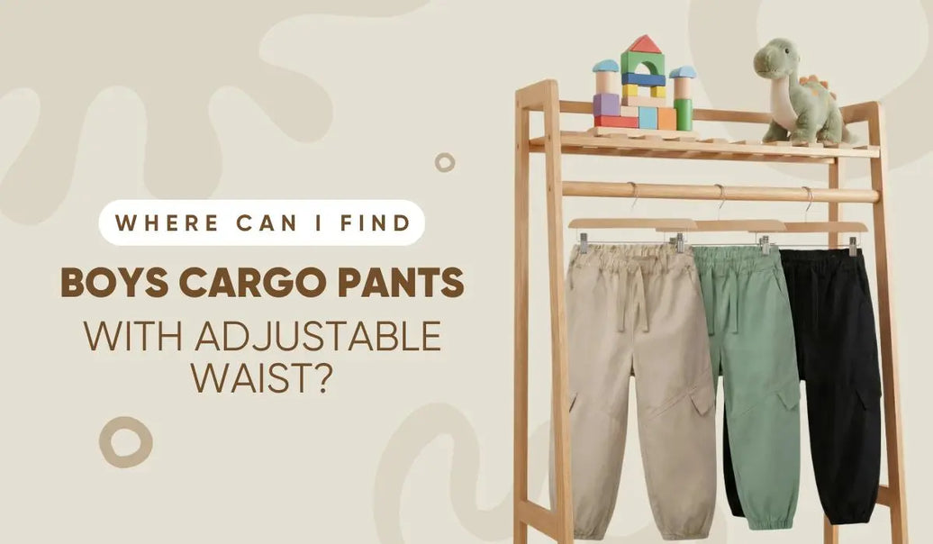 Where can I find boys cargo pants with adjustable waist?