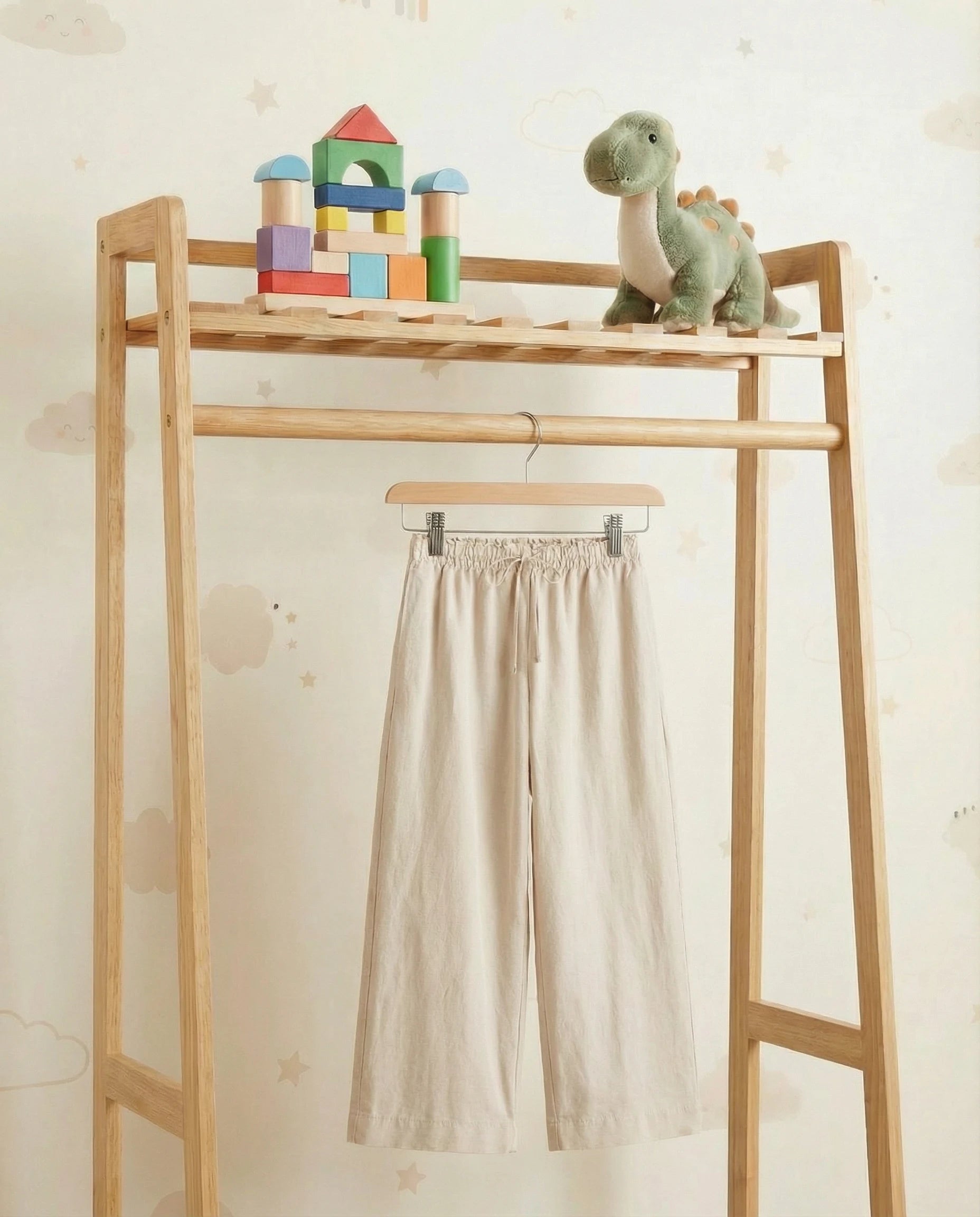 Girls Bloom Relaxed Straight Fit Cotton Trouser