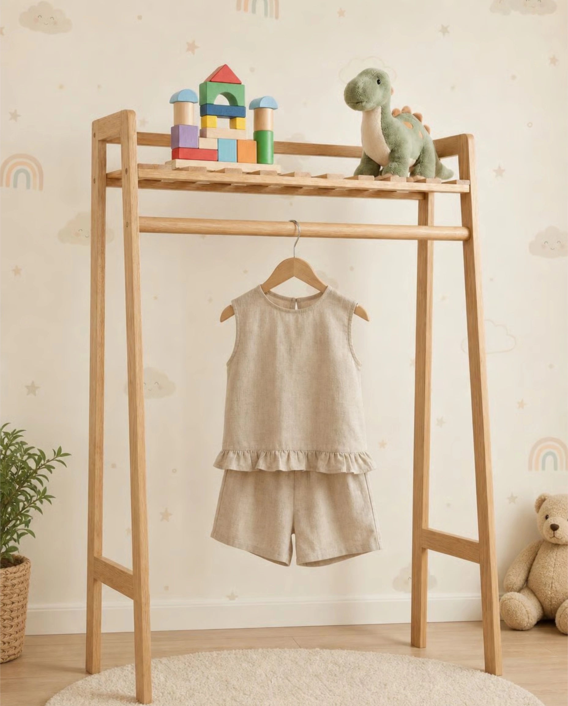 Girls Kala Cotton Relaxed Cotton Co-ord Set